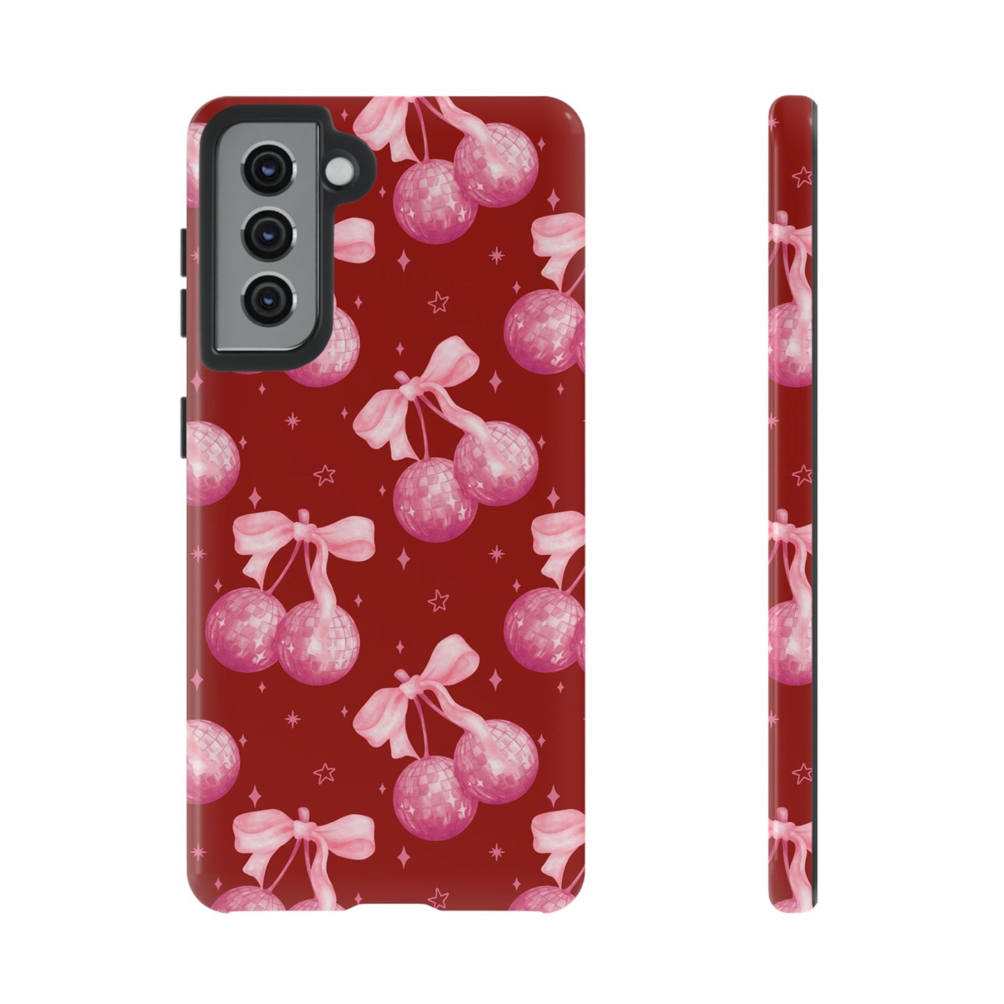 Festive Glitter Ball Phone Case - Holiday Cheer Design