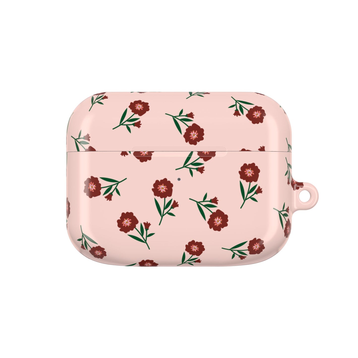 Crimson Bloom AirPod Case