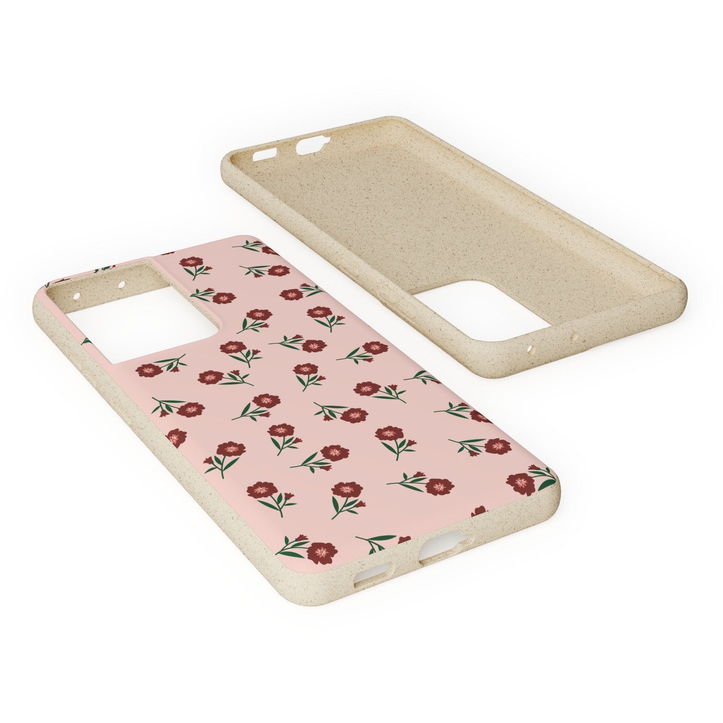 Crimson Bloom Eco-Friendly Phone Cases | Biodegradable | Sustainable