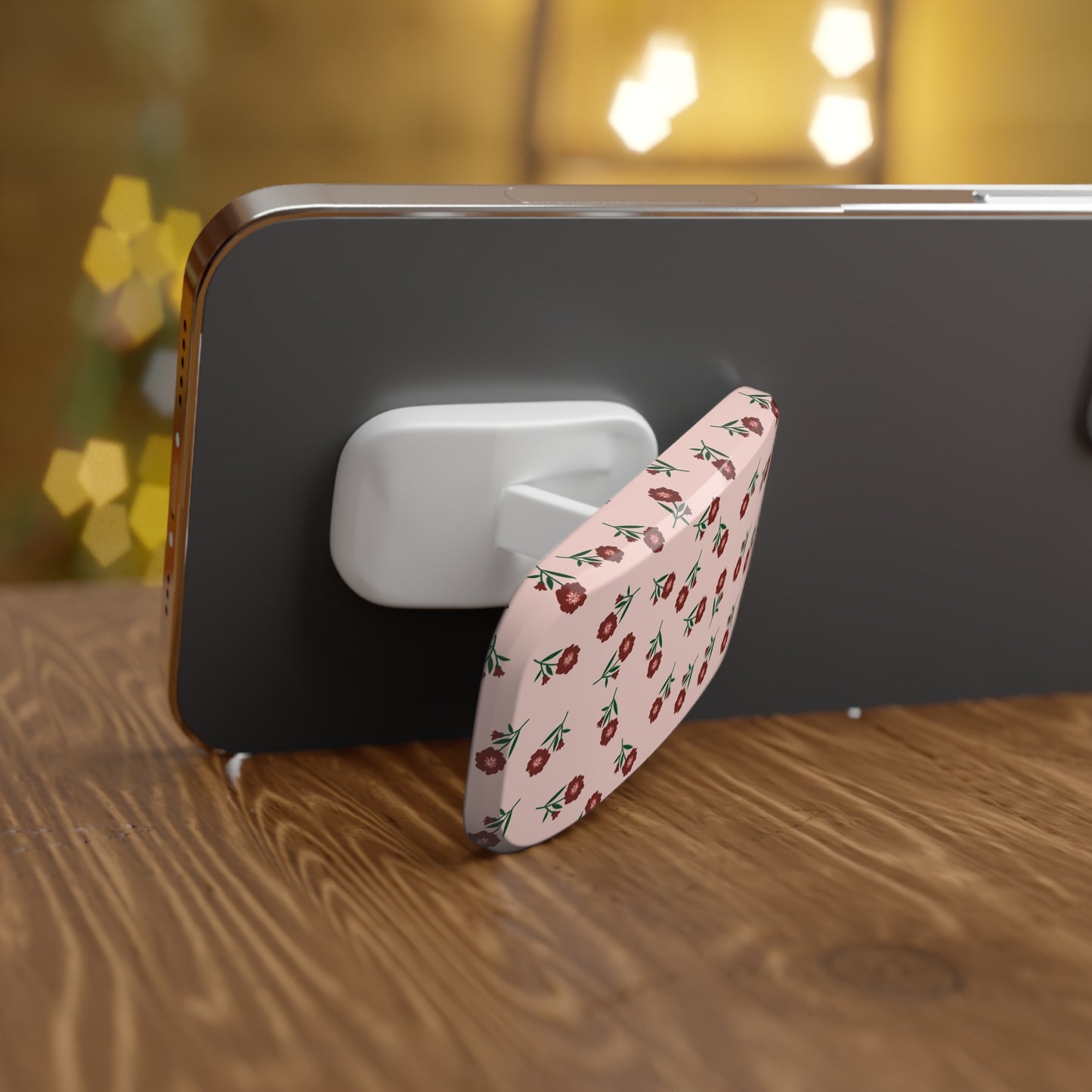 Crimson Bloom Phone Grip