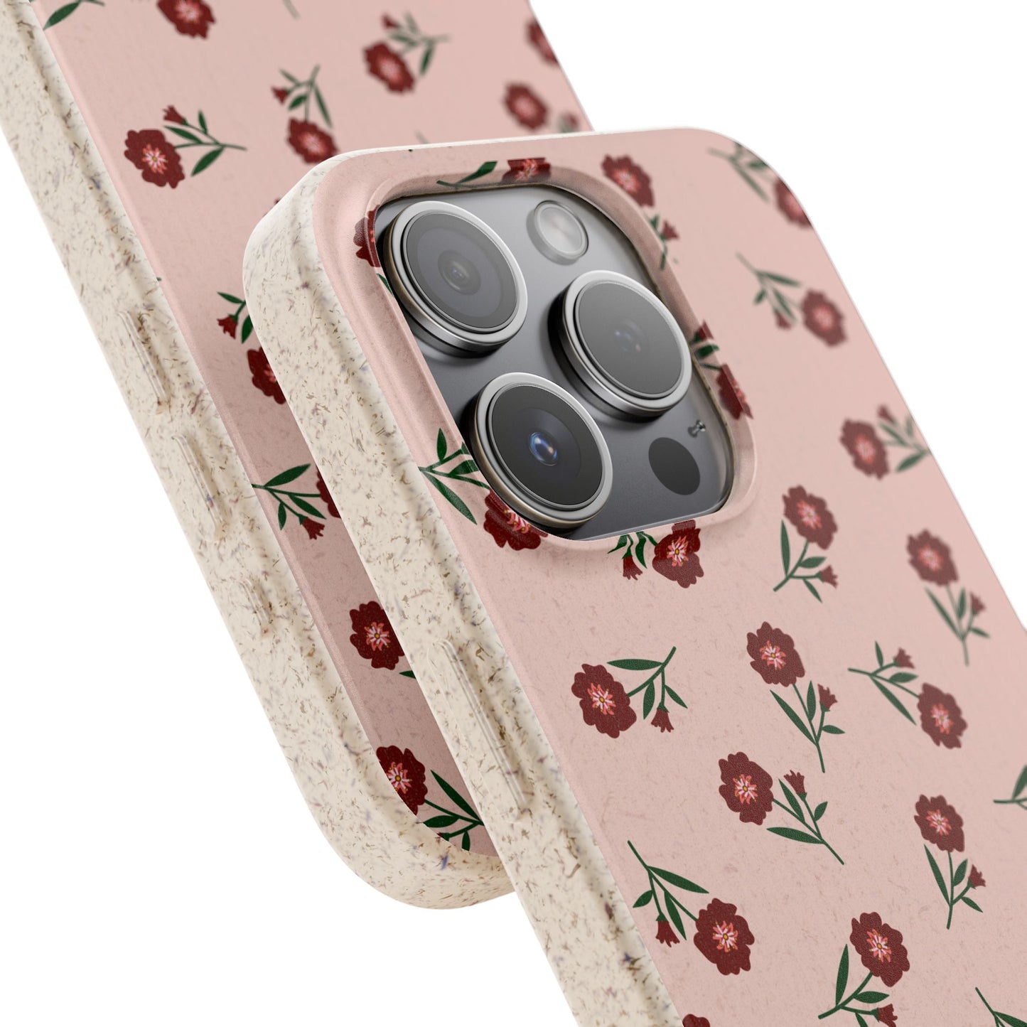 Crimson Bloom Eco-Friendly Phone Cases | Biodegradable | Sustainable