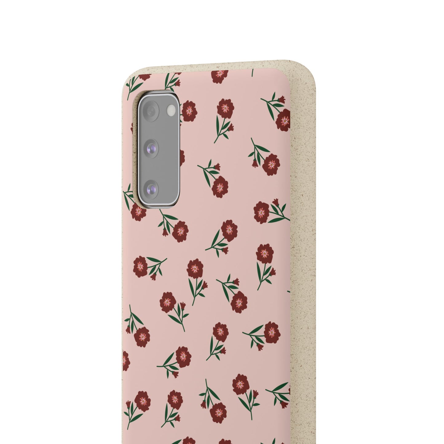 Crimson Bloom Eco-Friendly Phone Cases | Biodegradable | Sustainable