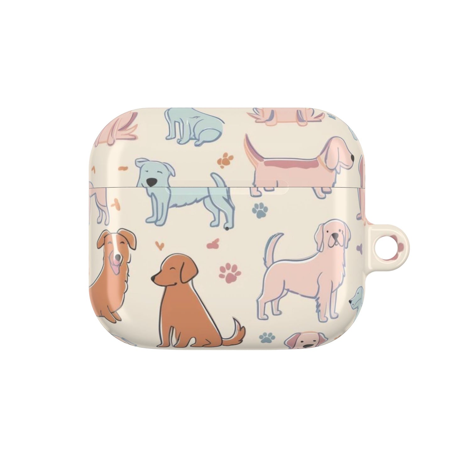 Cute Dog Pattern AirPod Case – Pet Lover Gift