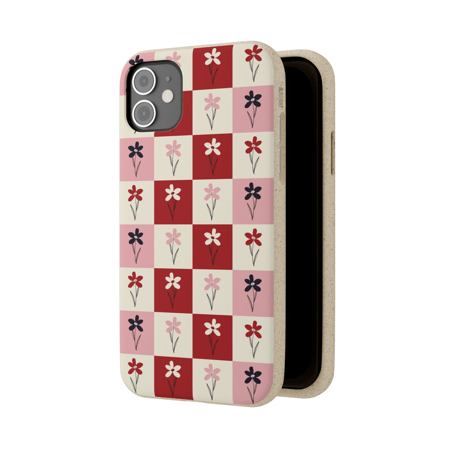 Pop Petal Plaid Eco-Friendly Phone Cases | Biodegradable | Sustainable