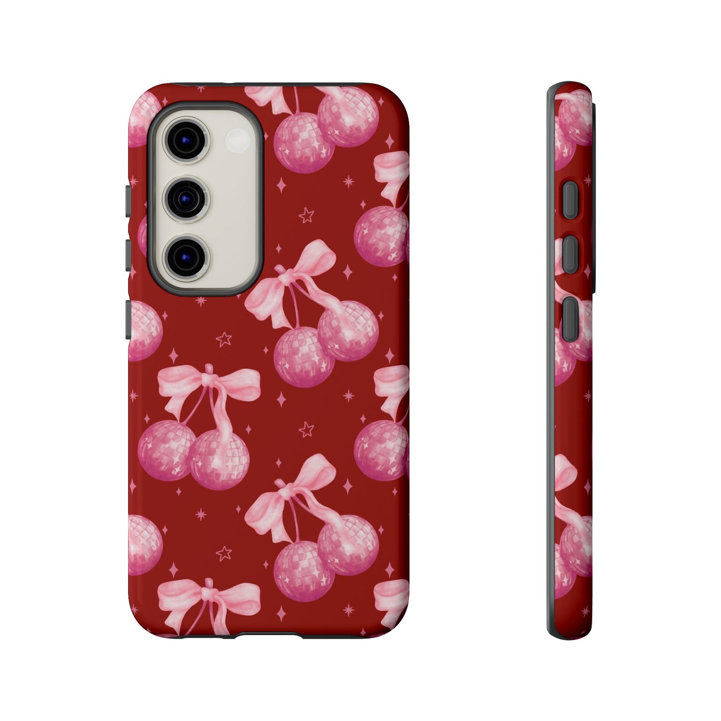 Festive Glitter Ball Phone Case - Holiday Cheer Design