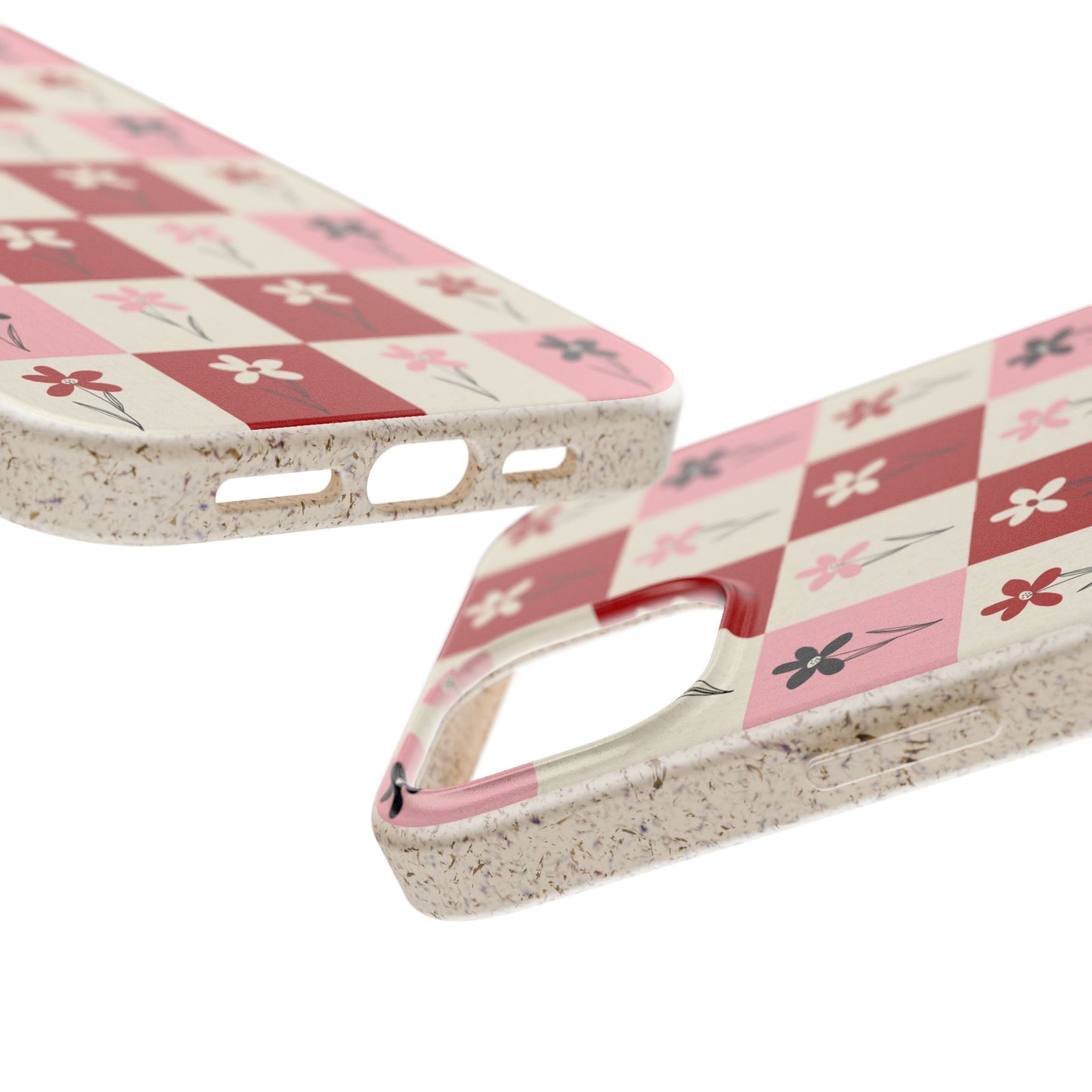 Pop Petal Plaid Eco-Friendly Phone Cases | Biodegradable | Sustainable
