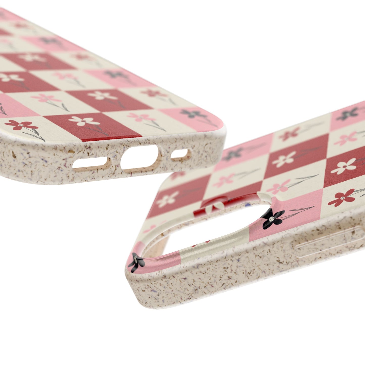 Pop Petal Plaid Eco-Friendly Phone Cases | Biodegradable | Sustainable