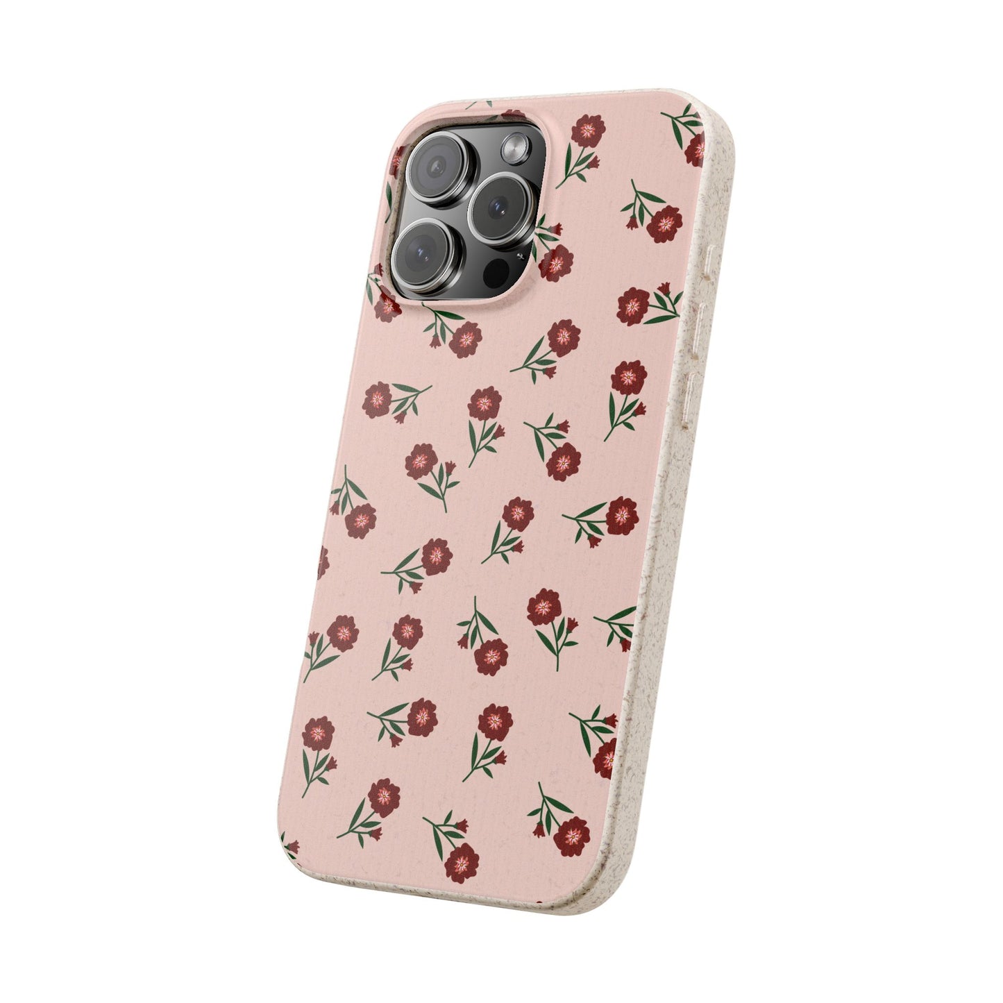 Crimson Bloom Eco-Friendly Phone Cases | Biodegradable | Sustainable