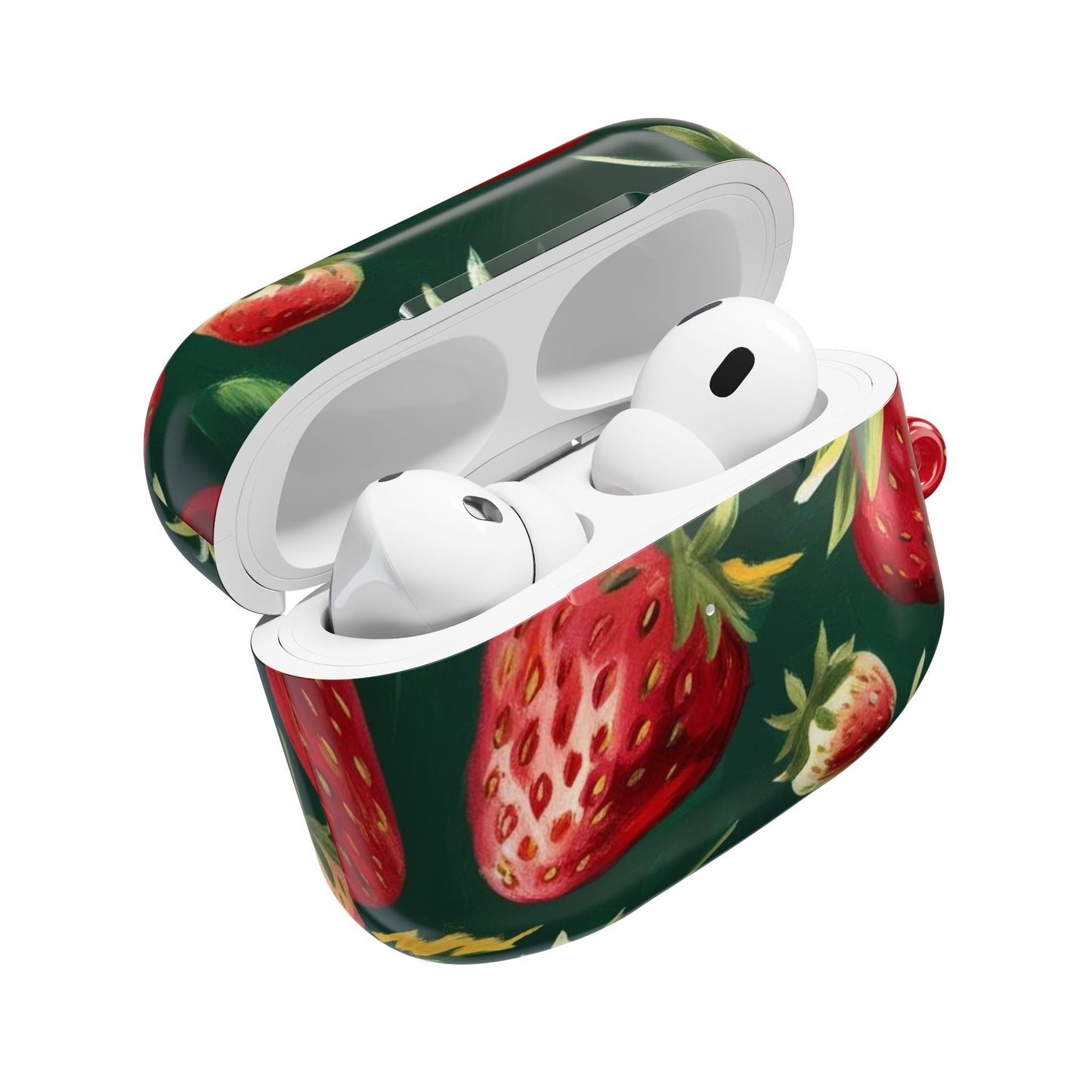 Strawberry AirPod Case - Cute Floral Accessory for Music Lovers