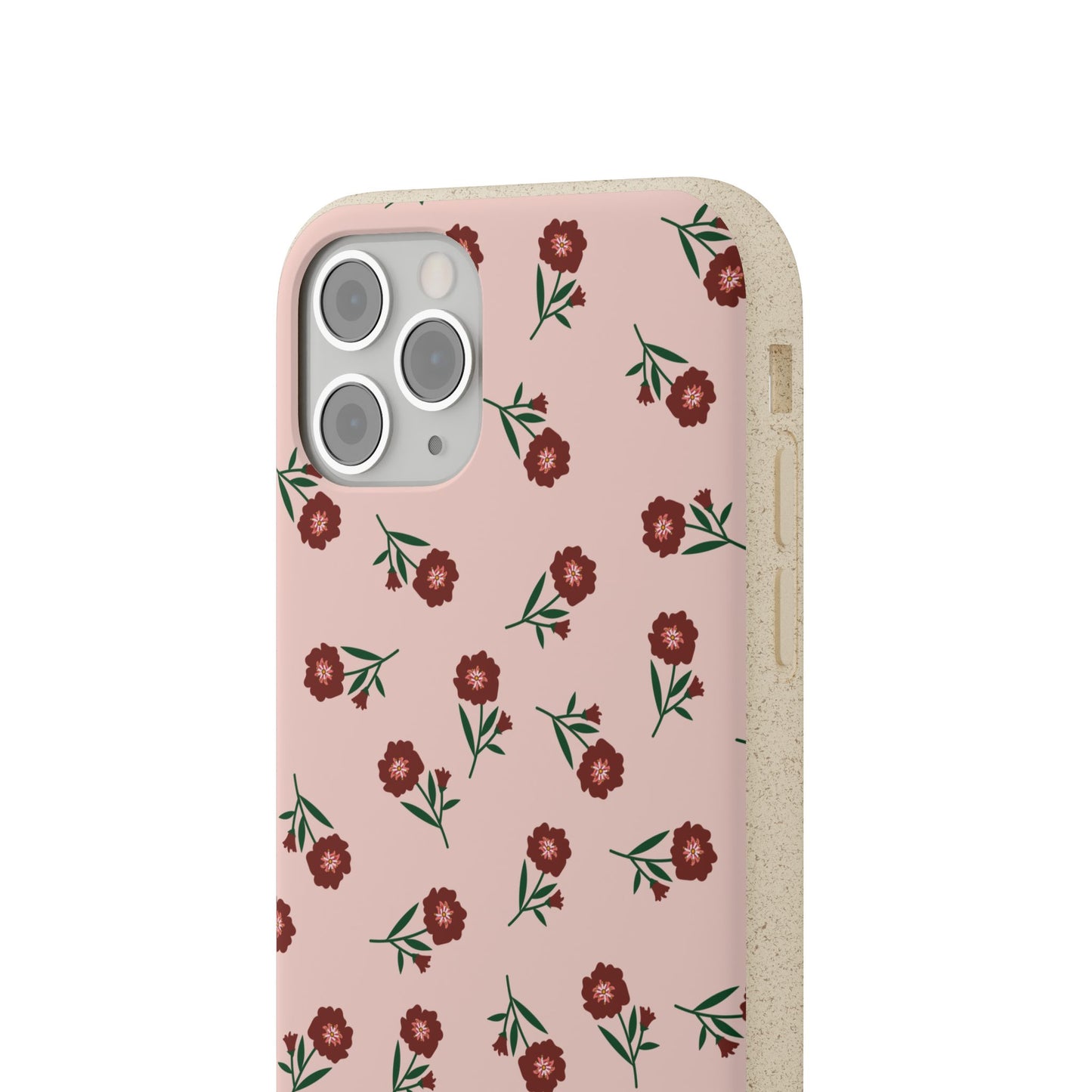 Crimson Bloom Eco-Friendly Phone Cases | Biodegradable | Sustainable