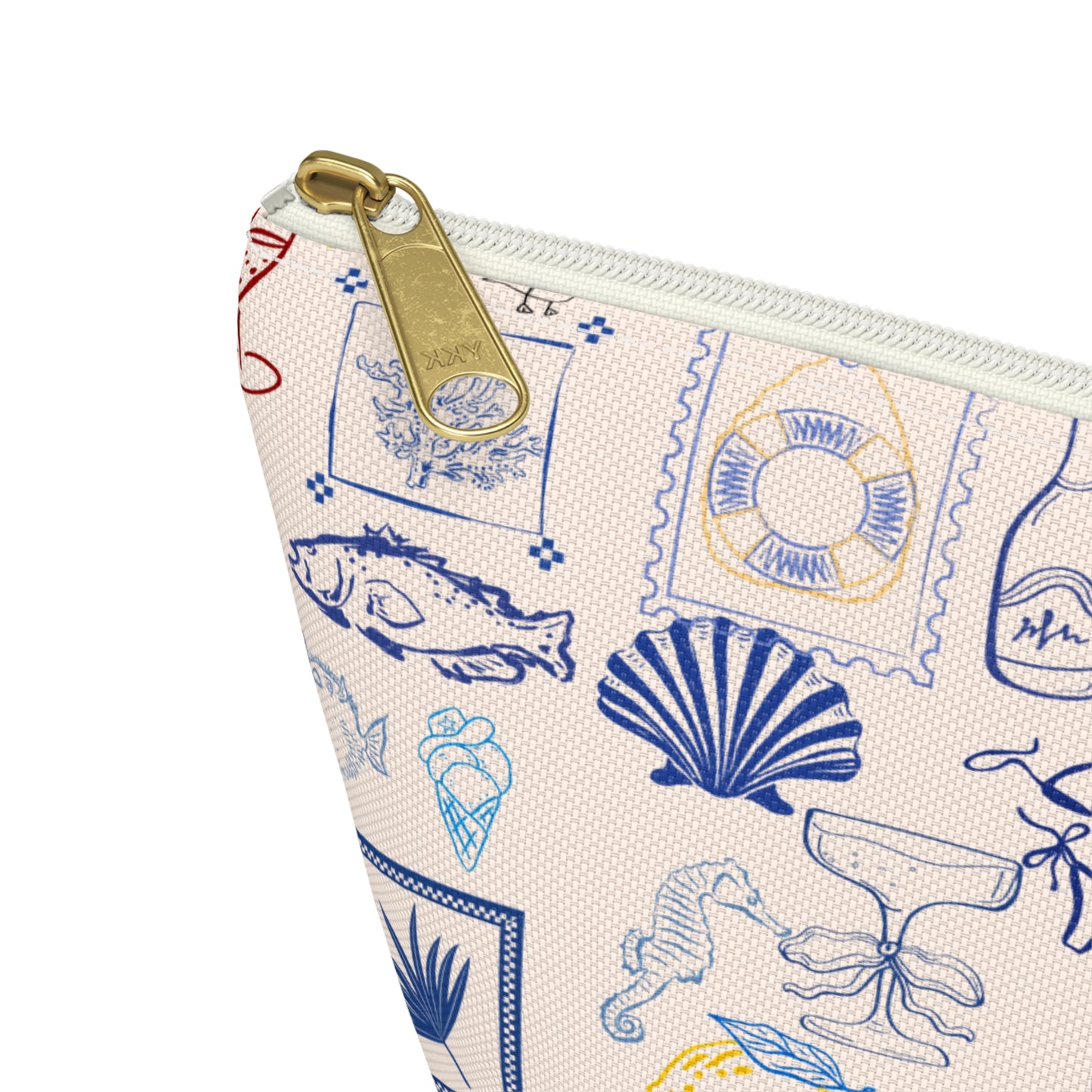 Coastal Breeze Accessory Pouch | Makeup Bag | Travel Organizer | Cosmetic Bag