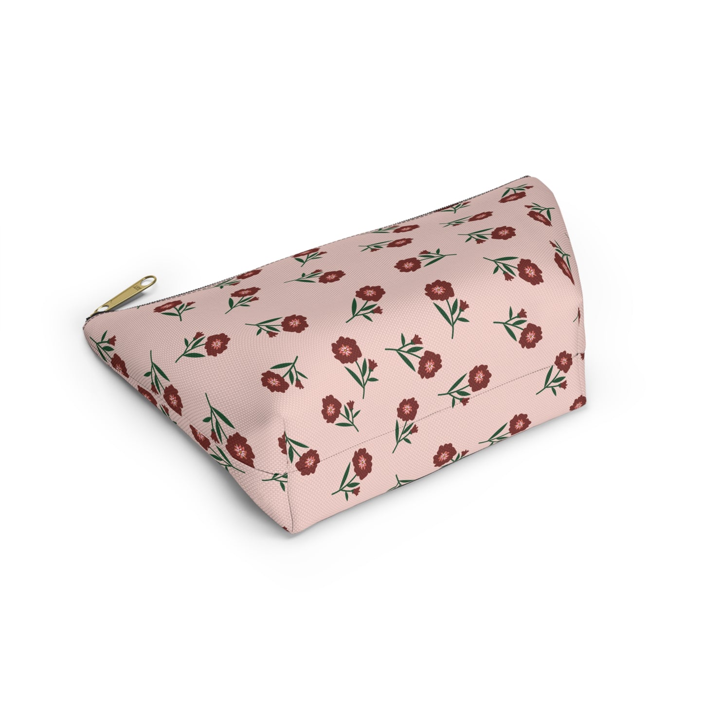 Crimson Bloom Accessory Pouch | Makeup Bag | Travel Organizer