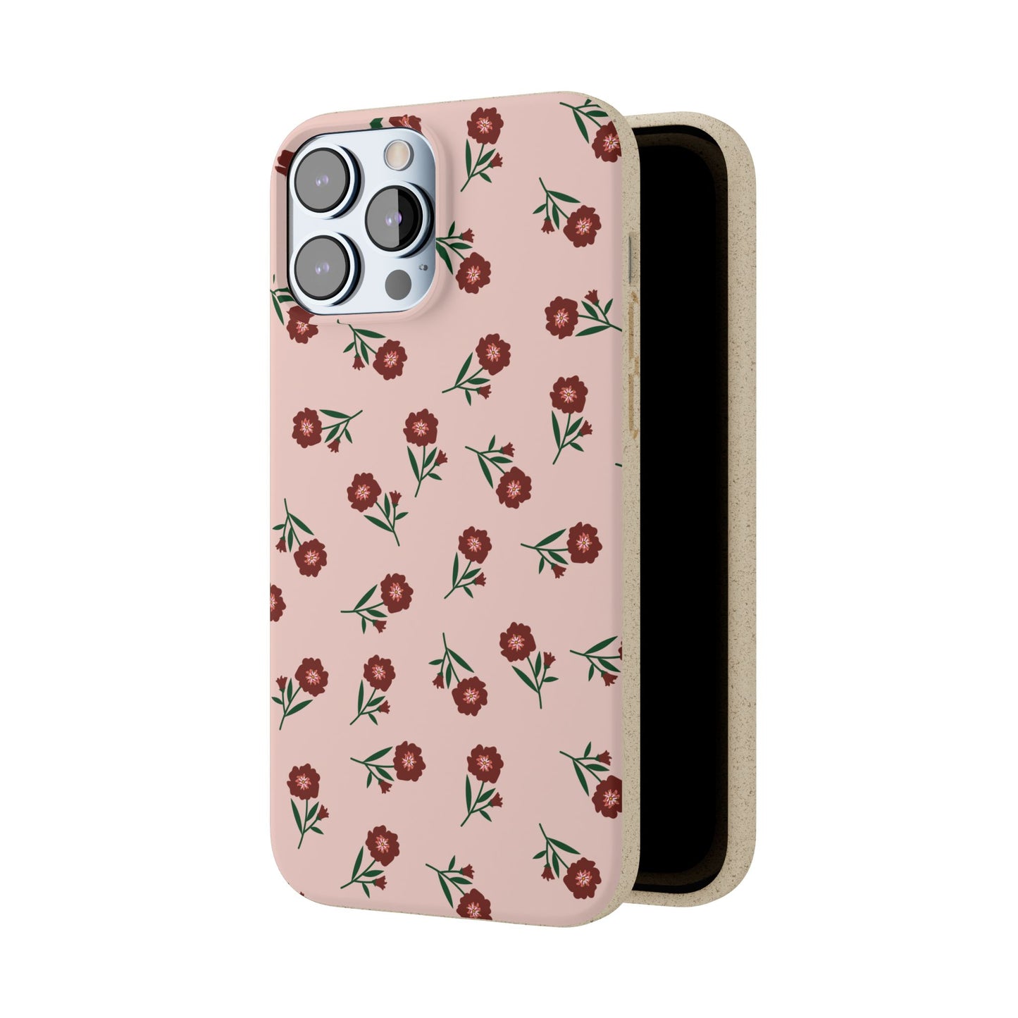Crimson Bloom Eco-Friendly Phone Cases | Biodegradable | Sustainable