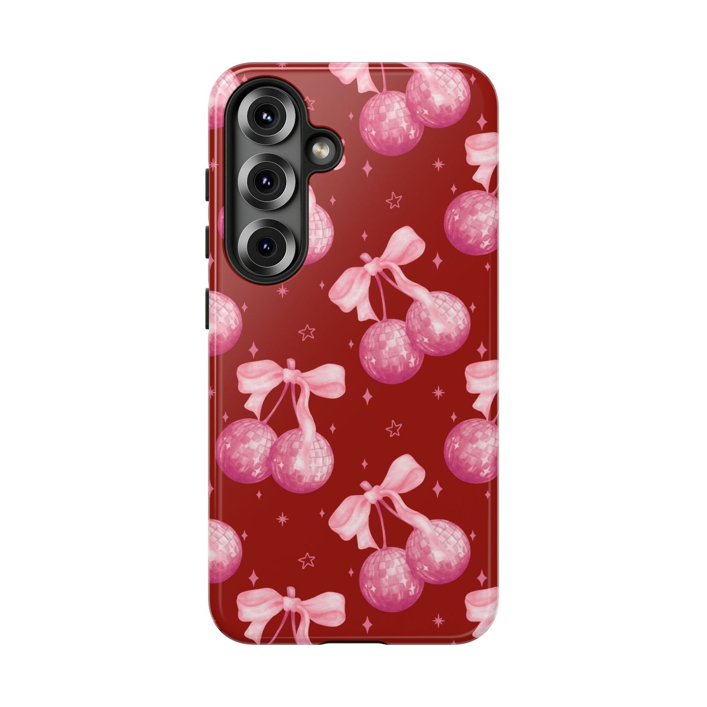 Festive Glitter Ball Phone Case - Holiday Cheer Design