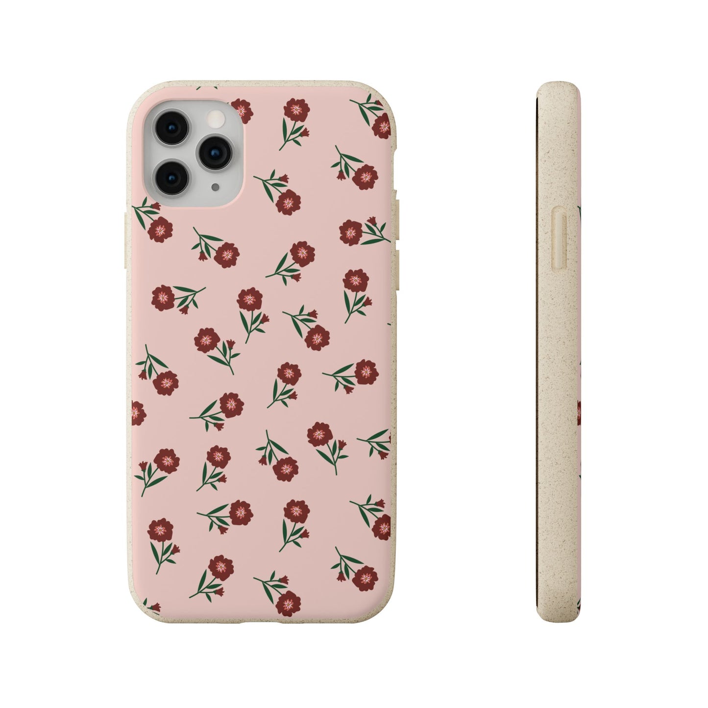 Crimson Bloom Eco-Friendly Phone Cases | Biodegradable | Sustainable