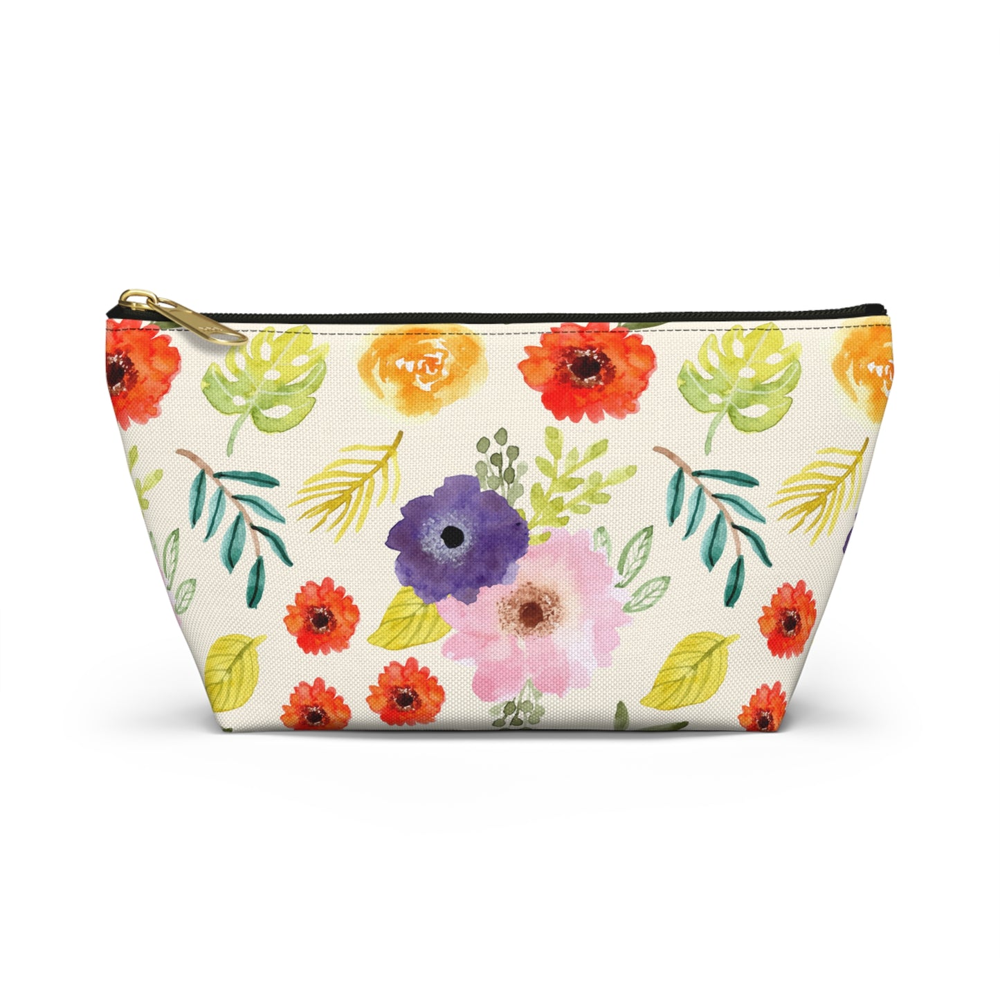 Botanical Bliss Accessory Pouch | Makeup Bag | Travel Organizer | Cosmetic Bag