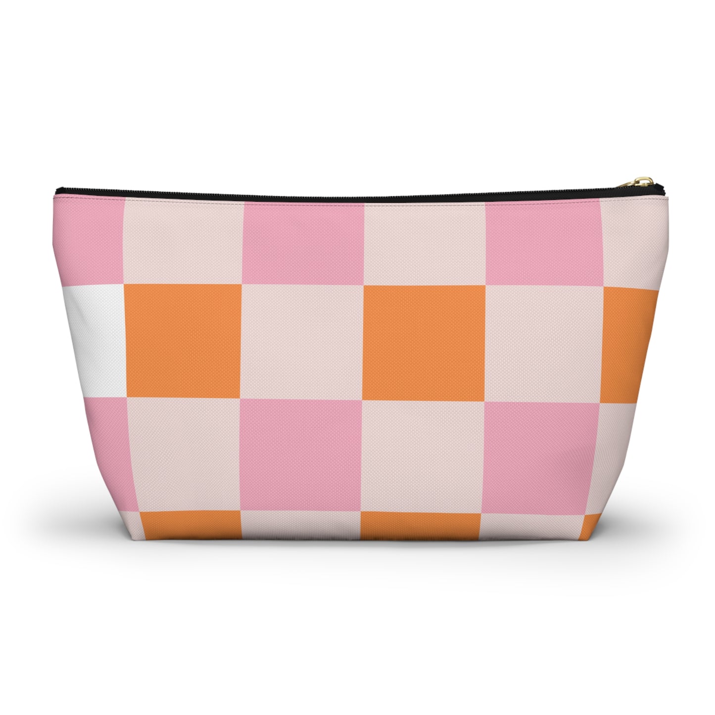 Colorful Checker Accessory Pouch | Makeup Bag | Travel Organizer