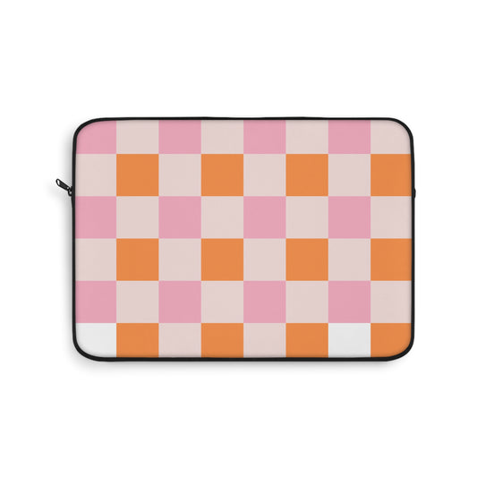 Colorful Checker Laptop Sleeve | Stylish Computer Case