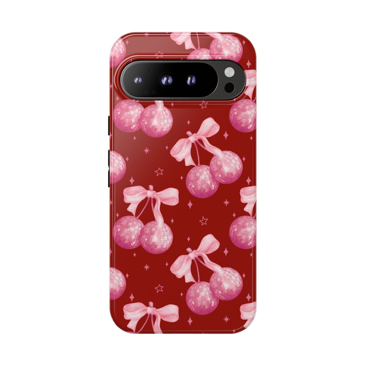 Festive Glitter Ball Phone Case - Holiday Cheer Design