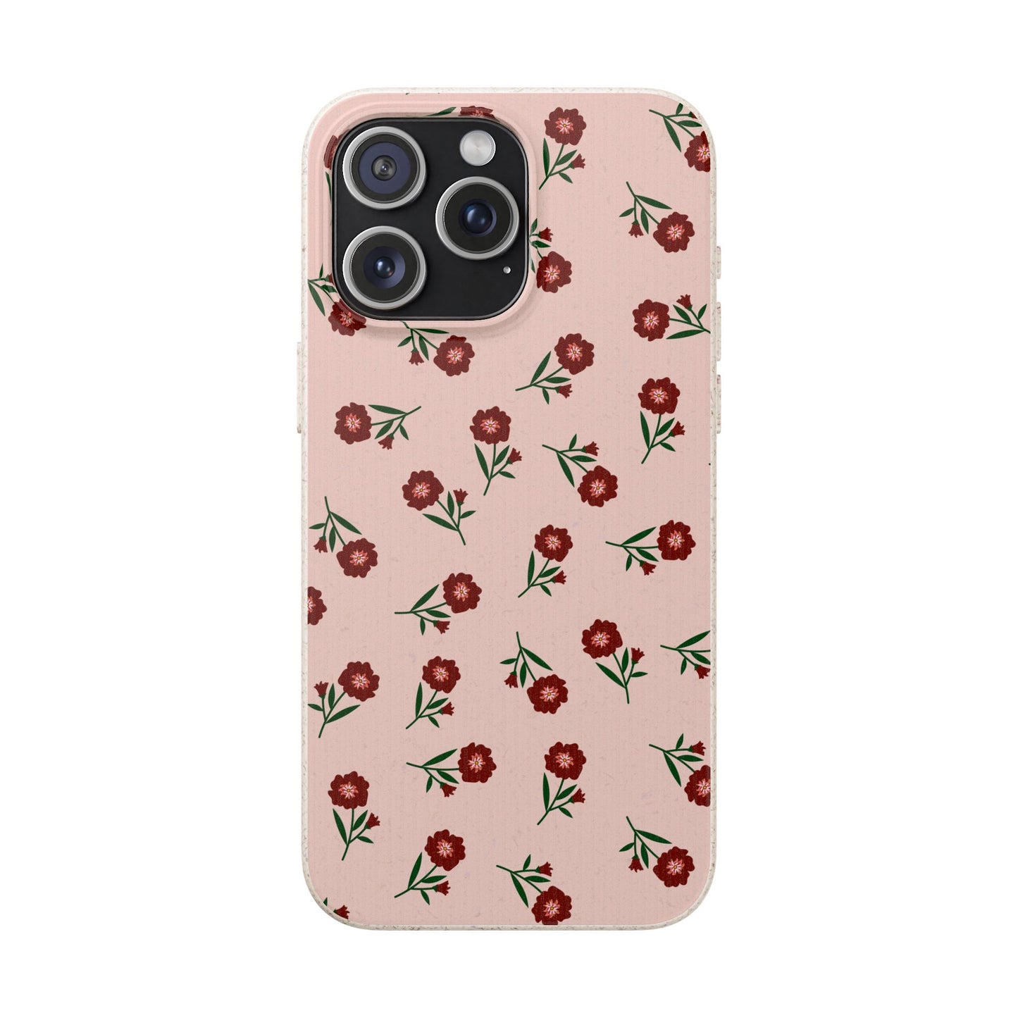 Crimson Bloom Eco-Friendly Phone Cases | Biodegradable | Sustainable