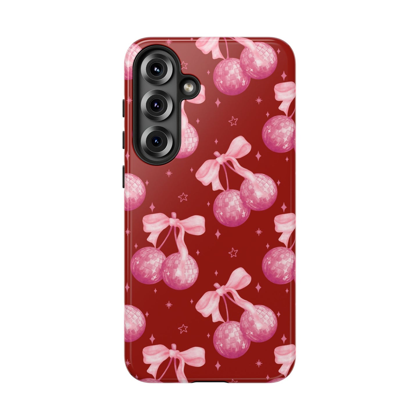 Festive Glitter Ball Phone Case - Holiday Cheer Design