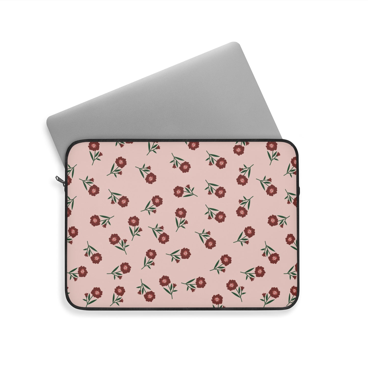 Crimson Bloom Laptop Sleeve