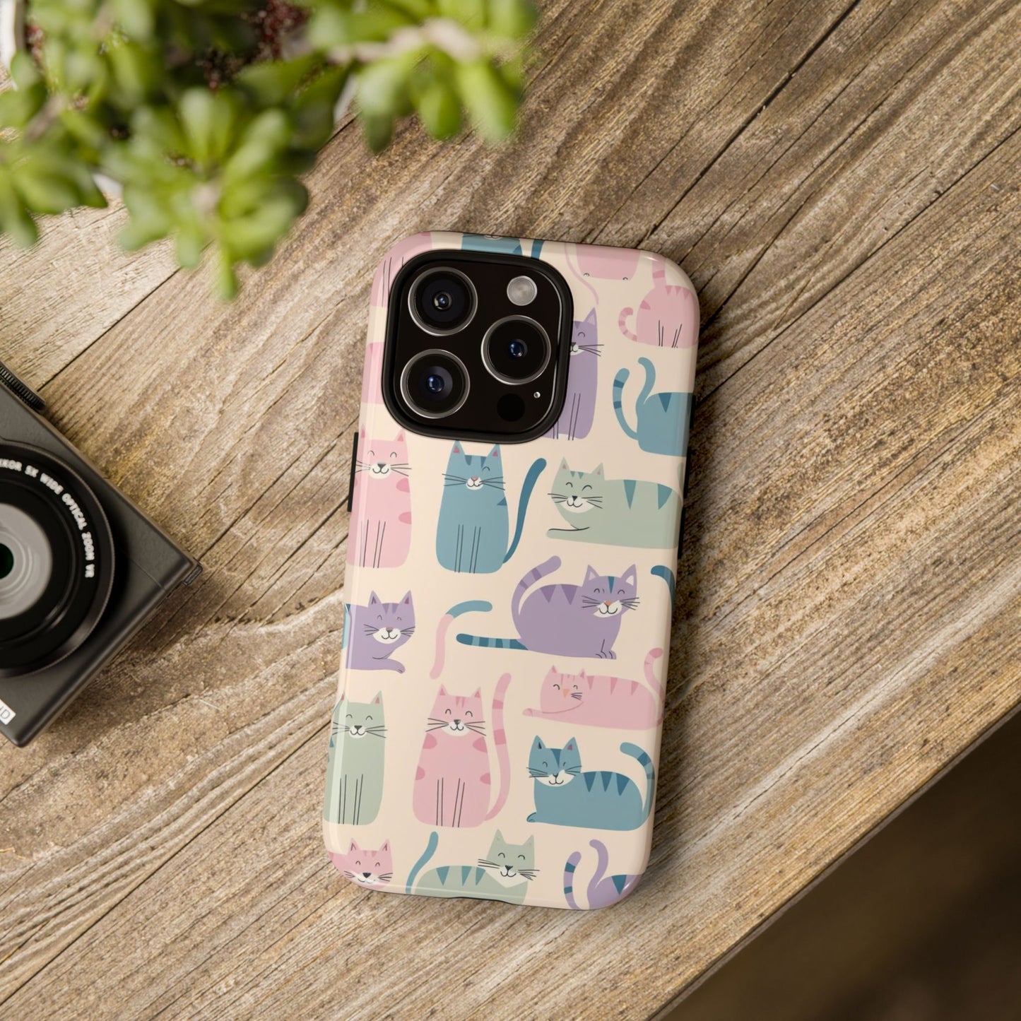 Cute Cat Phone Case - Tough & Stylish Pet Lover Accessory