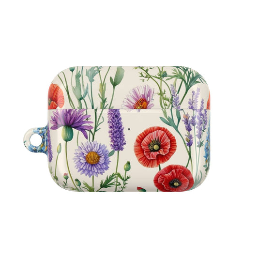 Floral AirPod Cases, Stylish Wireless Earbud Cover, Gift for Music Lovers, Trendy Tech Accessory, Nature-Inspired, Cute Case
