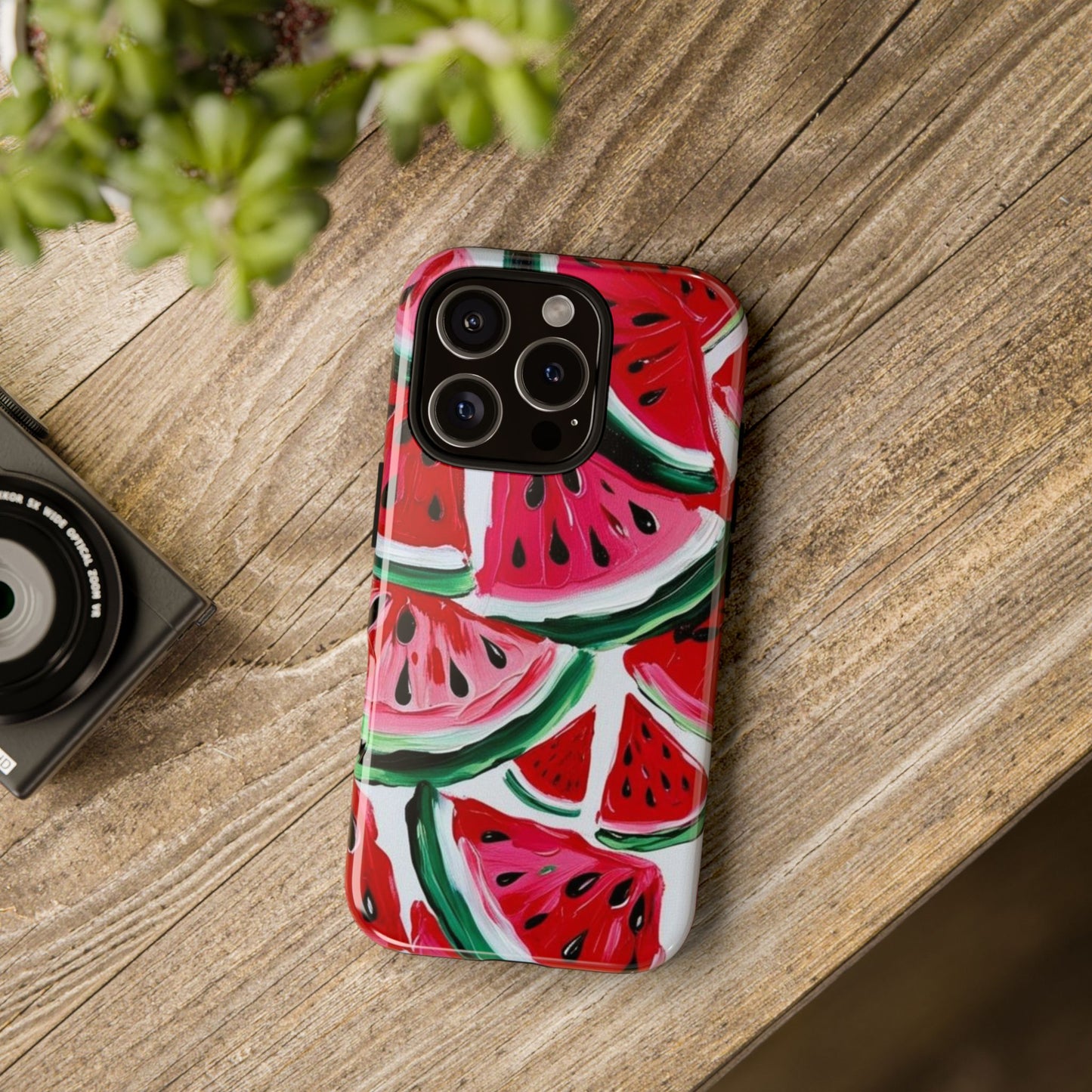 Watermelon Slice Phone Case - Fun & Colorful Tough Case for Summer
