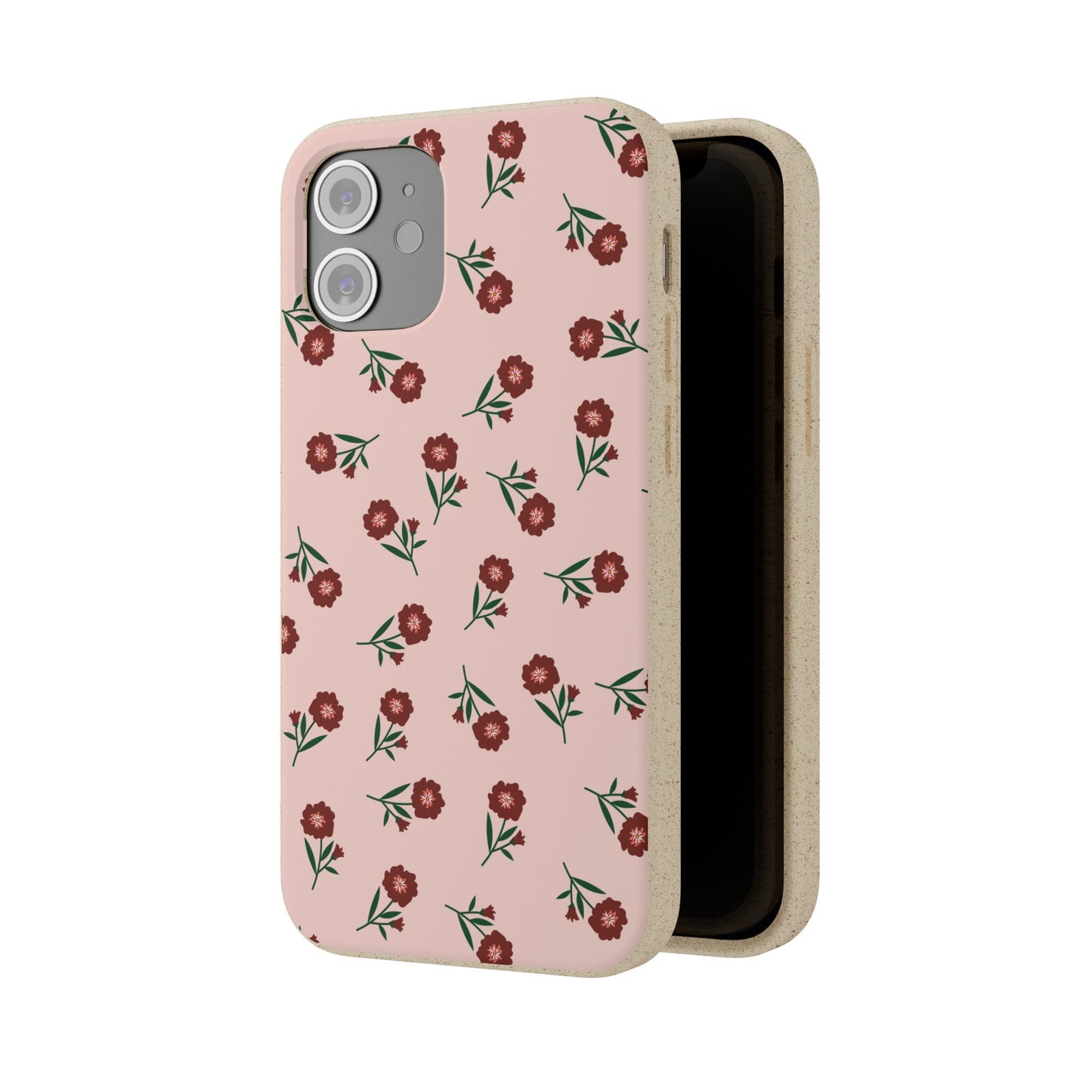 Crimson Bloom Eco-Friendly Phone Cases | Biodegradable | Sustainable