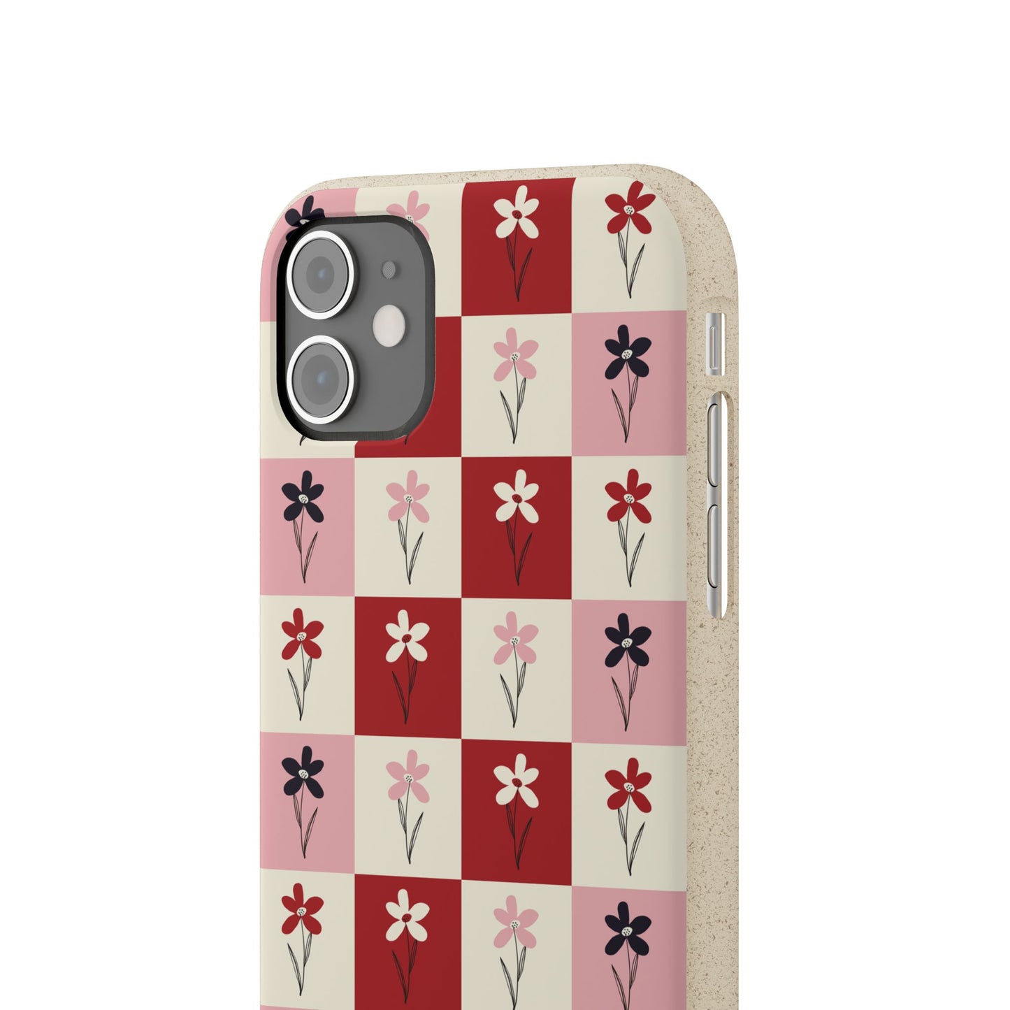 Pop Petal Plaid Eco-Friendly Phone Cases | Biodegradable | Sustainable