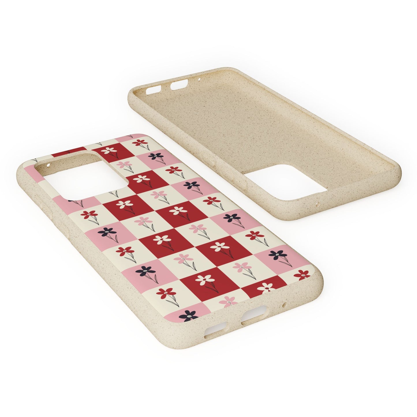 Pop Petal Plaid Eco-Friendly Phone Cases | Biodegradable | Sustainable