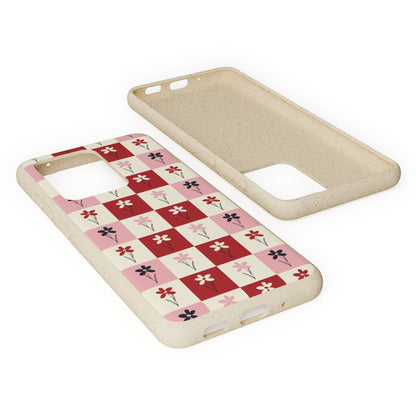 Pop Petal Plaid Eco-Friendly Phone Cases | Biodegradable | Sustainable
