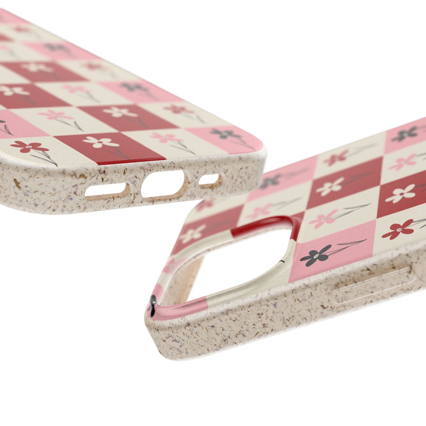 Pop Petal Plaid Eco-Friendly Phone Cases | Biodegradable | Sustainable