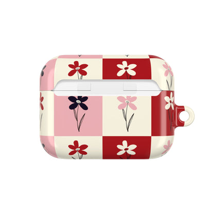 Pop Petal Plaid AirPod Cases