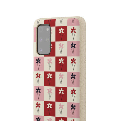 Pop Petal Plaid Eco-Friendly Phone Cases | Biodegradable | Sustainable
