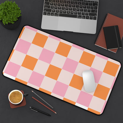 Colorful Checker Desk Mat