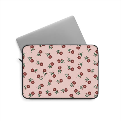 Crimson Bloom Laptop Sleeve