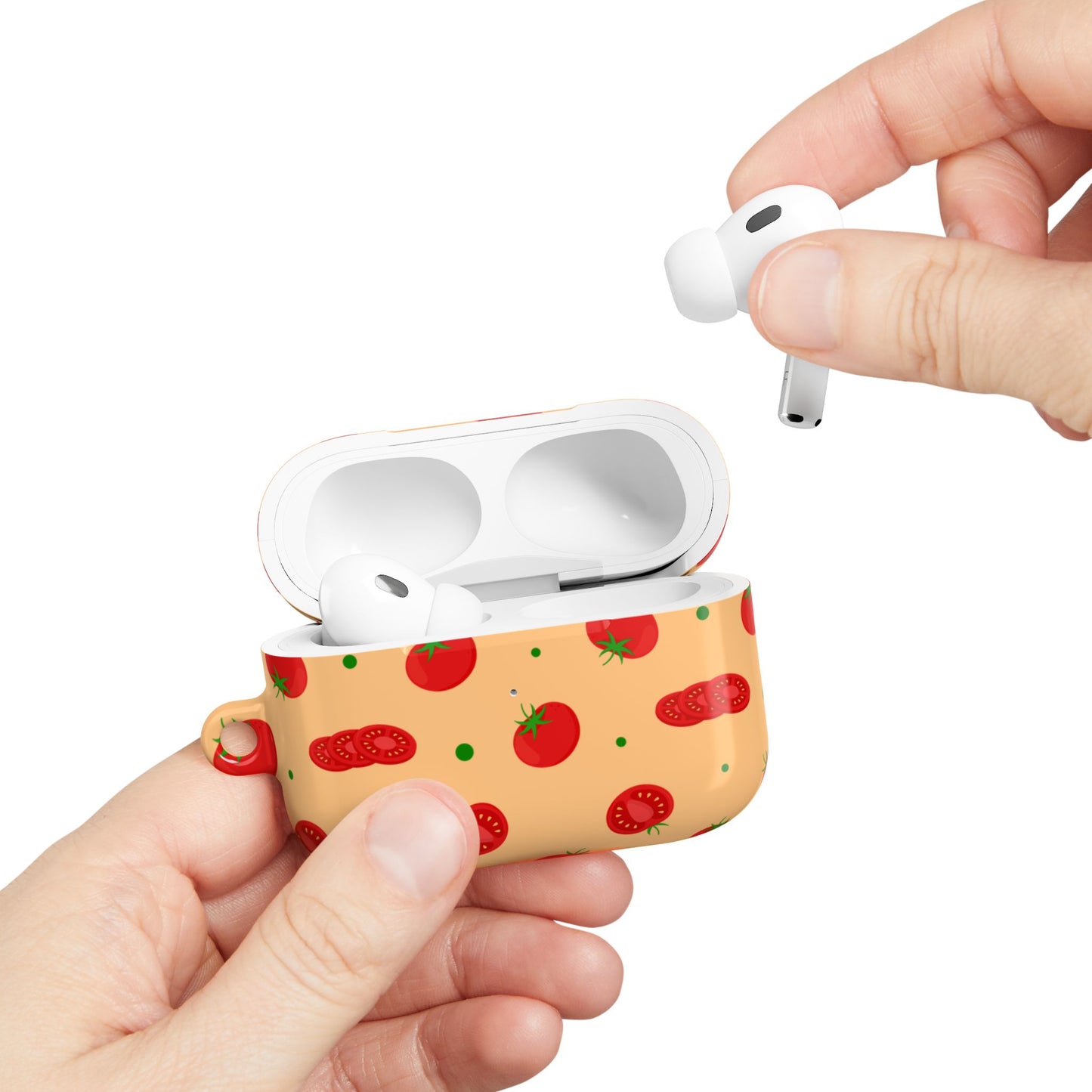 Tomato Pattern AirPod Cases