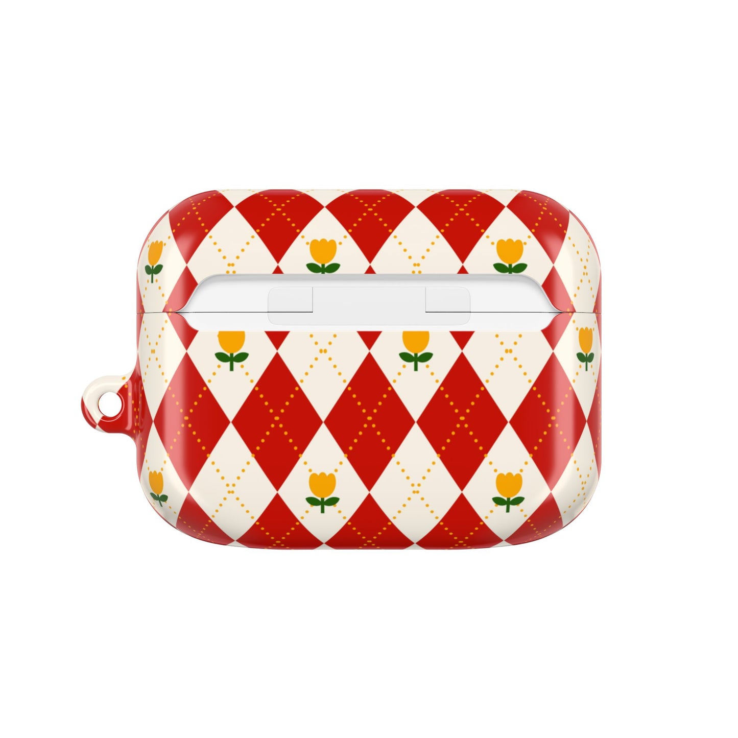 Floral Diamond Pattern AirPod Case