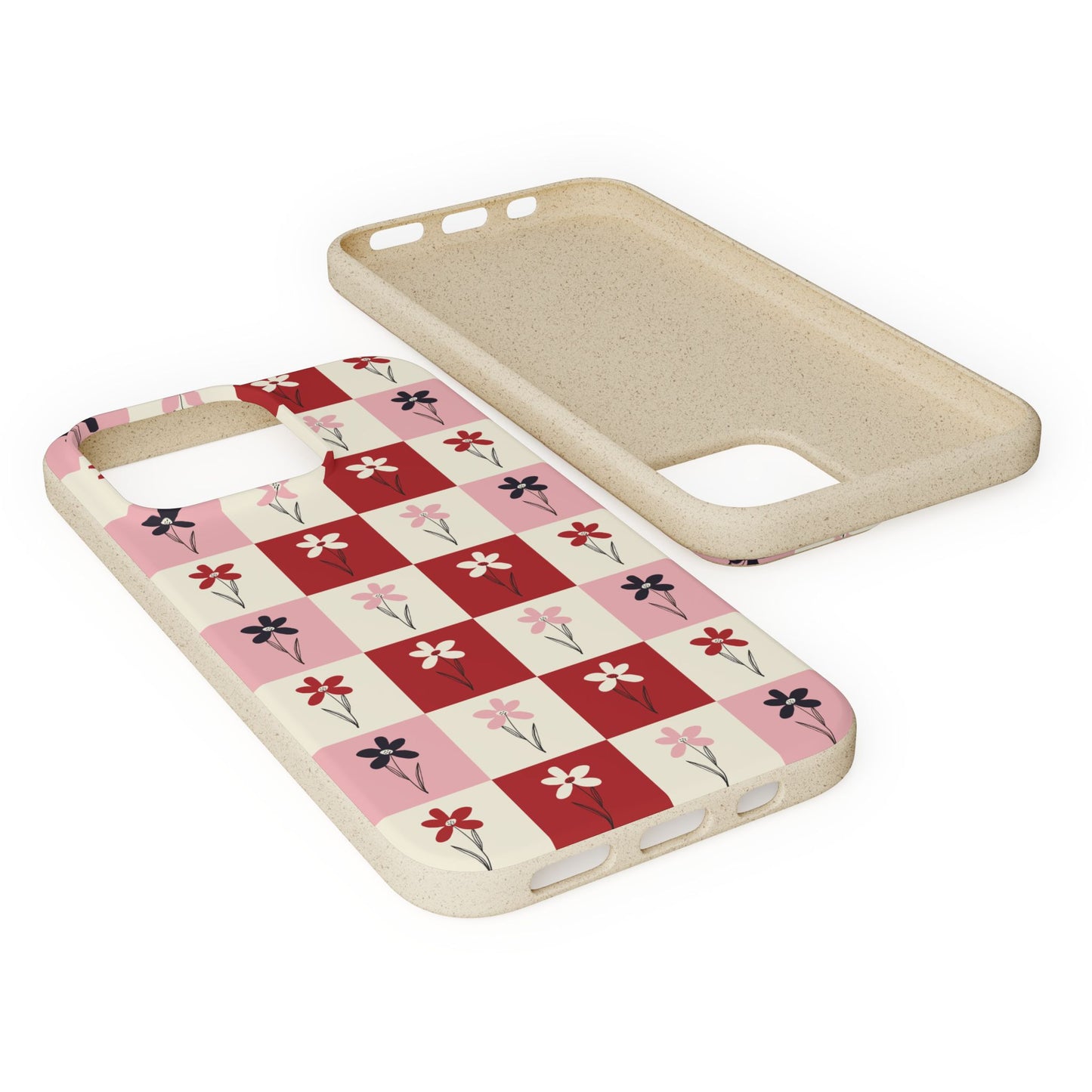 Pop Petal Plaid Eco-Friendly Phone Cases | Biodegradable | Sustainable