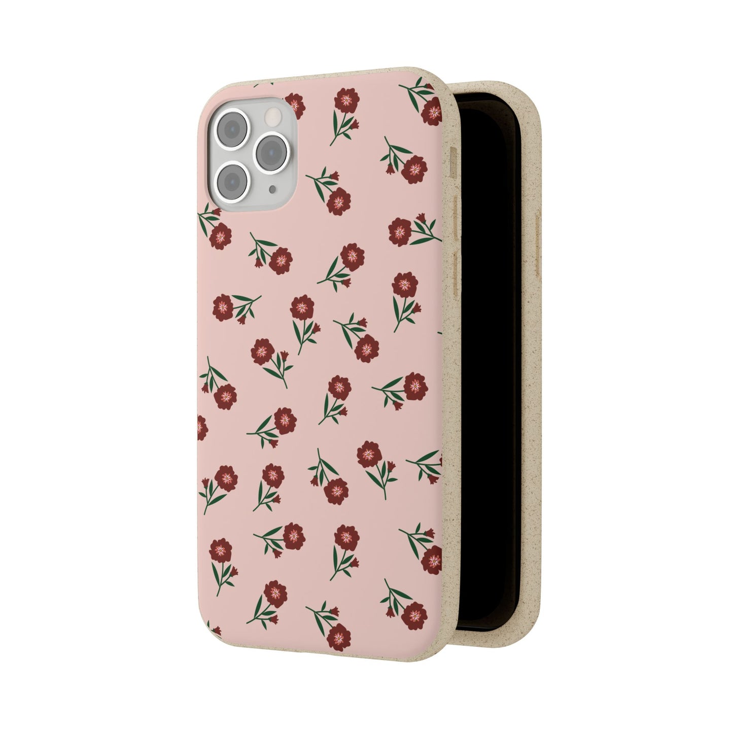 Crimson Bloom Eco-Friendly Phone Cases | Biodegradable | Sustainable