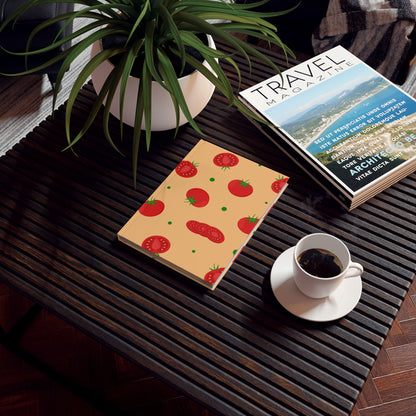 Tomato Pattern Hard Backed Journal