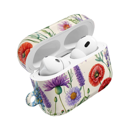 Floral AirPod Cases, Stylish Wireless Earbud Cover, Gift for Music Lovers, Trendy Tech Accessory, Nature-Inspired, Cute Case