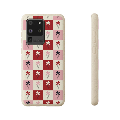 Pop Petal Plaid Eco-Friendly Phone Cases | Biodegradable | Sustainable
