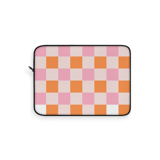 Colorful Checker Laptop Sleeve | Stylish Computer Case
