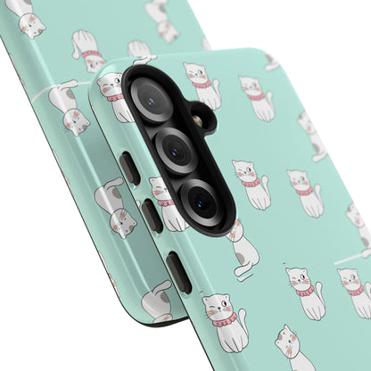 Cute Cat Pattern Phone Case for Cat Lovers