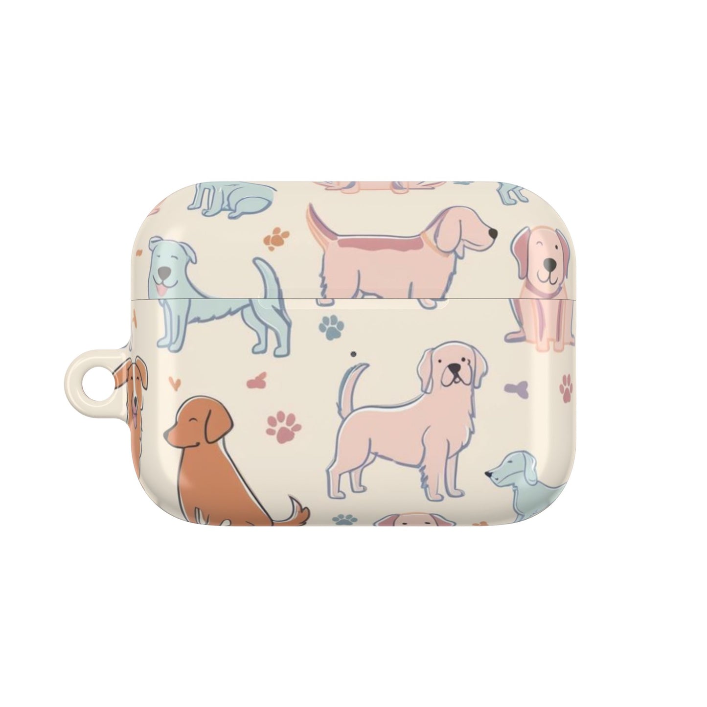 Cute Dog Pattern AirPod Case – Pet Lover Gift