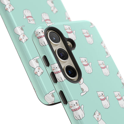 Cute Cat Pattern Phone Case for Cat Lovers