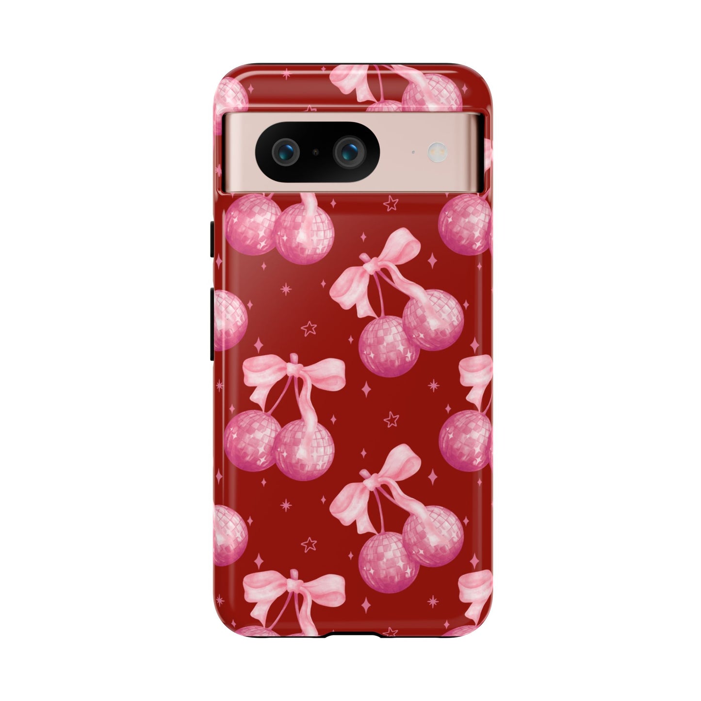 Festive Glitter Ball Phone Case - Holiday Cheer Design
